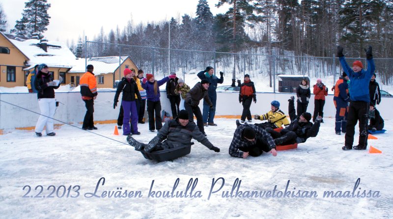 Maalissa kaikkensa antaneina, sekä porot että ajajat!